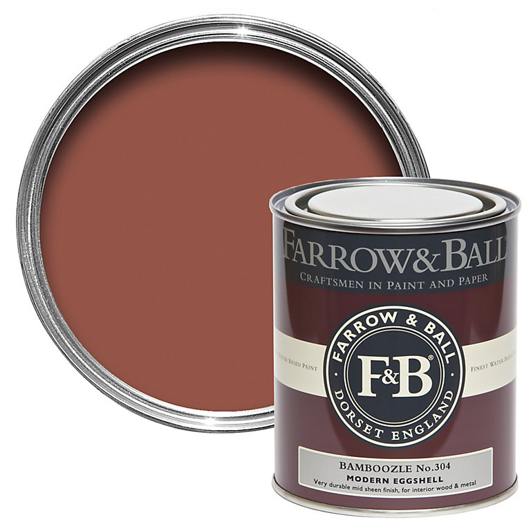Product image for Farrow & Ball Modern Bamboozle No.304 Eggshell Paint, 750ml