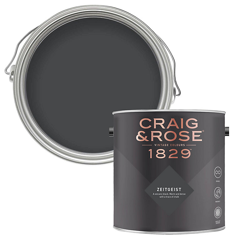 Product image for Craig & Rose 1829 Zeitgeist Chalky Emulsion paint, 2.5L