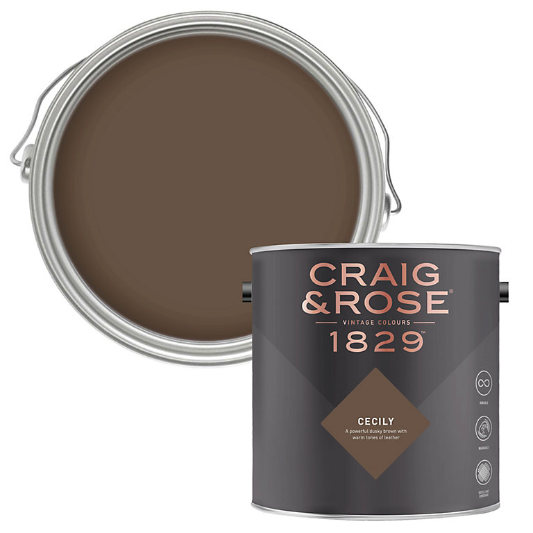 Product image for Craig & Rose 1829 Cecil Chalky Emulsion paint, 2.5L