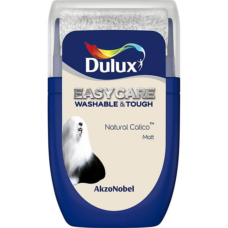 Product image for Dulux Easycare Natural calico Matt Emulsion paint, 30ml Tester pot