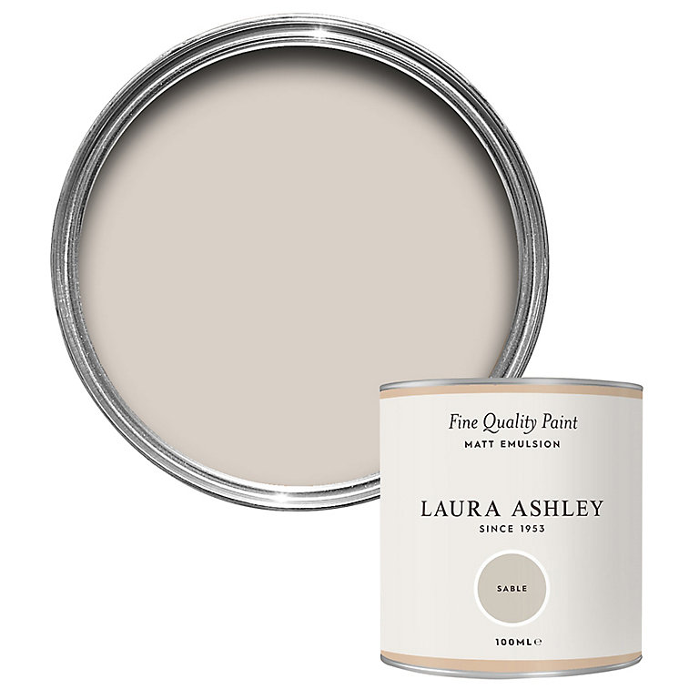 Product image for Laura Ashley Sable Matt Emulsion paint, 100ml