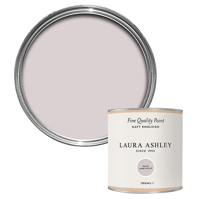 Product image for Laura Ashley Pale Amethyst Matt Emulsion paint, 100ml