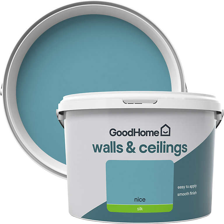 Product image for GoodHome Walls & ceilings Nice Silk Emulsion paint, 2.5L