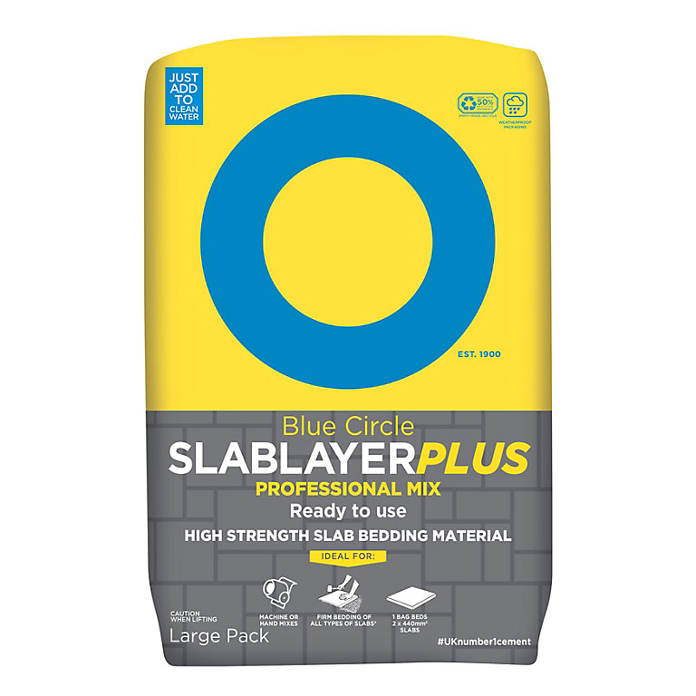 Product image for Blue Circle Plus Grey Slablayer, 20kg Bag