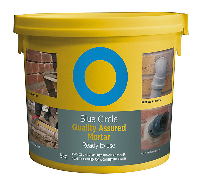 Product image for Blue Circle Quality assured Mortar, 5kg Tub - Ready mixed