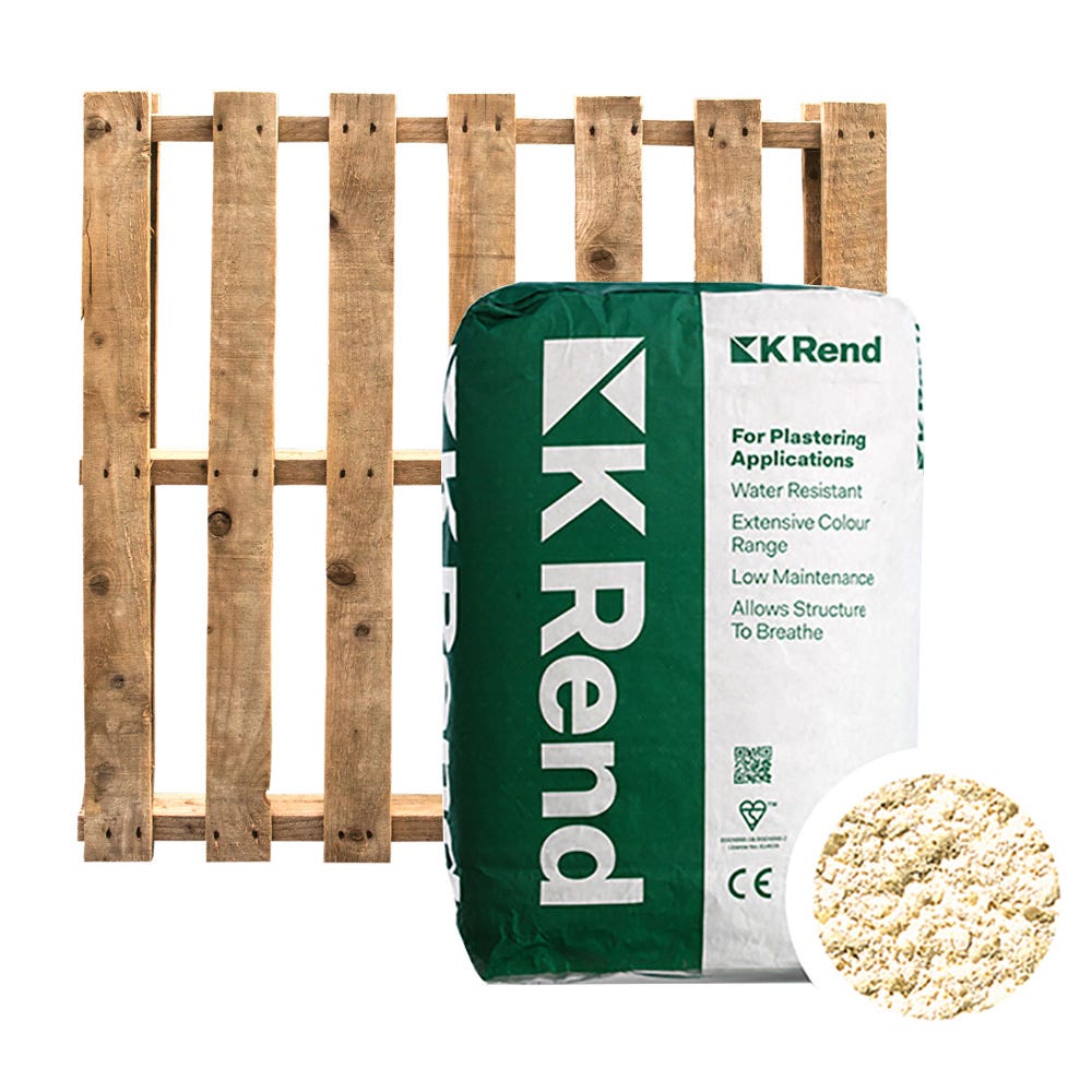 Image of K Rend Silicone FT Textured Arran Render Coat 25kg Pallet Of 40