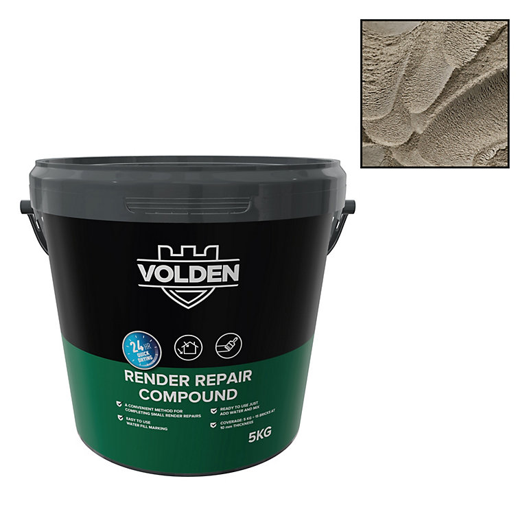 Image of Volden Repair Render compound, 5kg Tub - Requires mixing before use