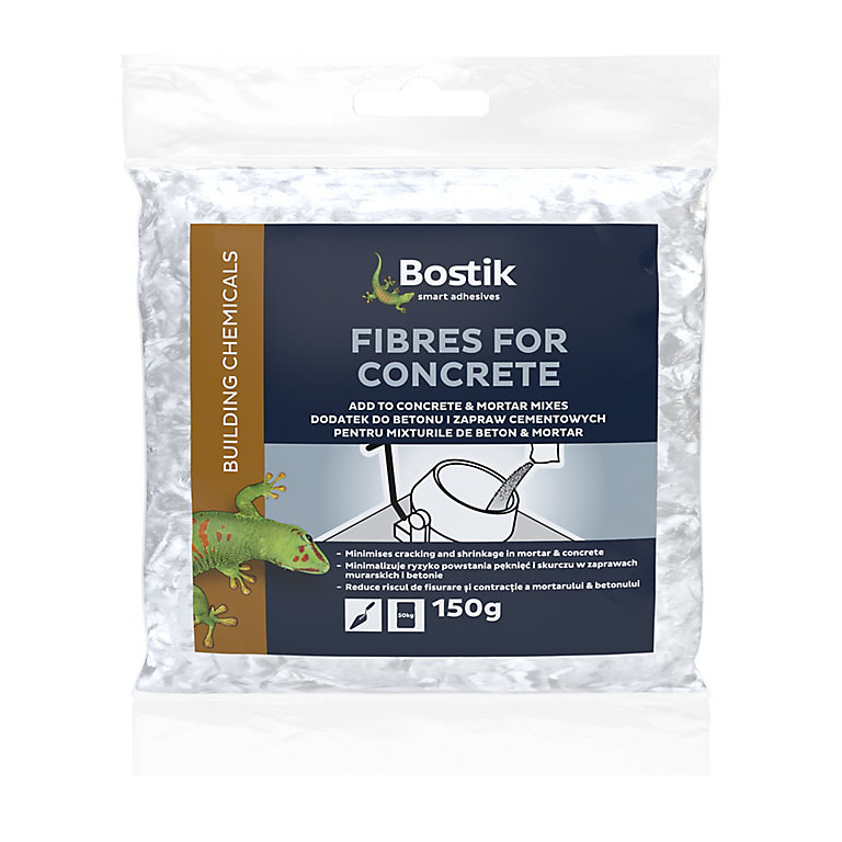 Product image for Bostik White Concrete fibres Bag 150g