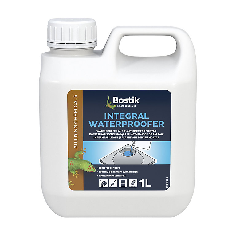 Product image for Bostik Yellow Integral waterproofer, 1L Jerry can