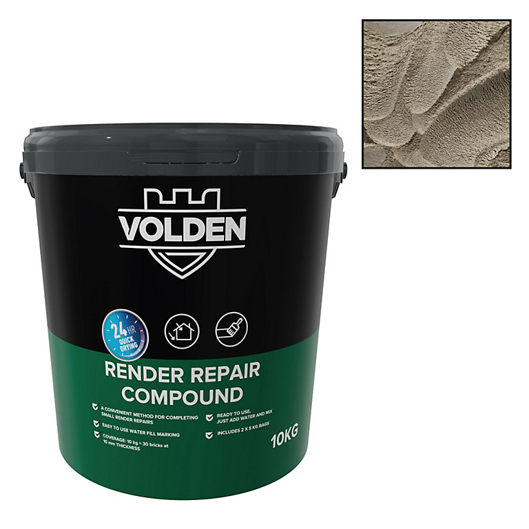 Image of Volden Repair Render compound, 10kg Tub - Requires mixing before use