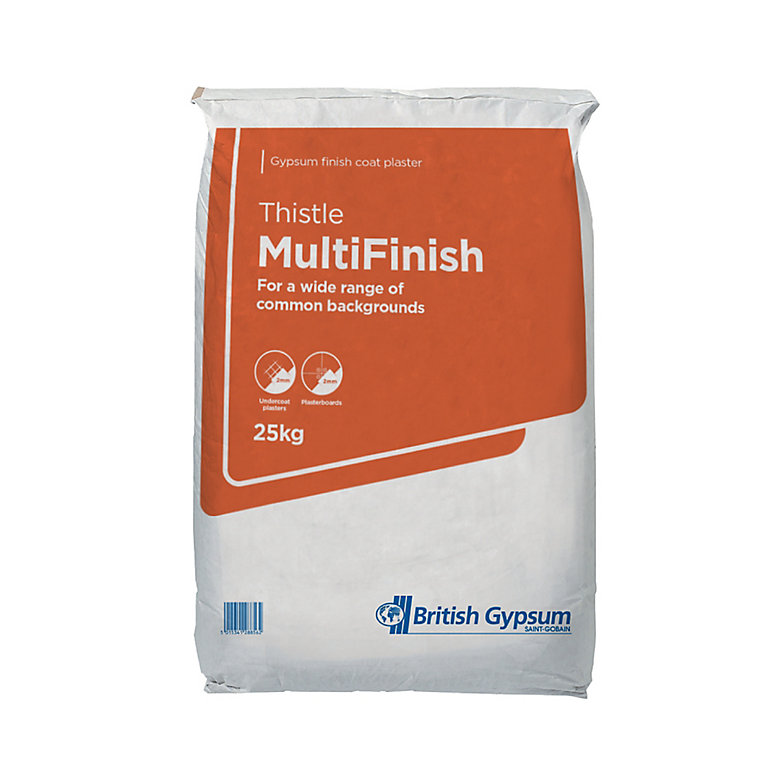 Product image for Thistle MultiFinish Plaster, 25kg Bag