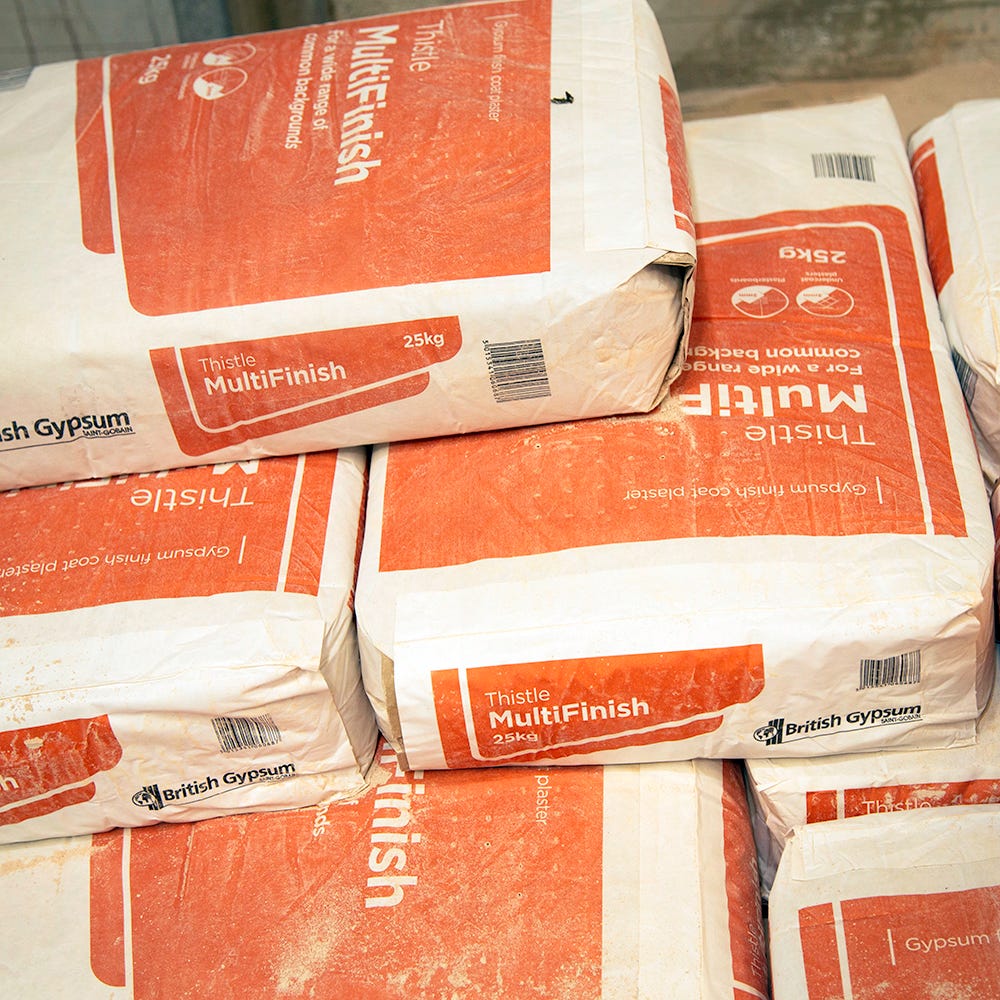 Product image for Thistle MultiFinish Plaster, 25kg Bag