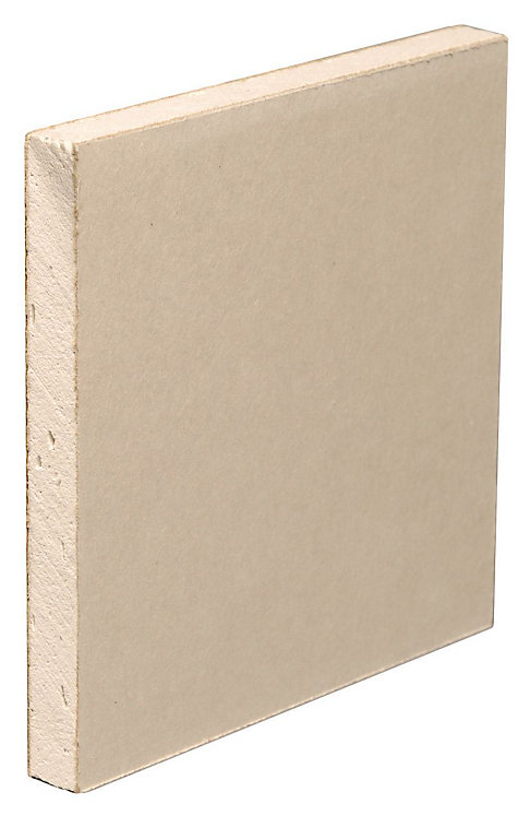 Image of Gyproc Standard Square edge Plasterboard, (L)1.8m (W)0.9m (T)9.5mm