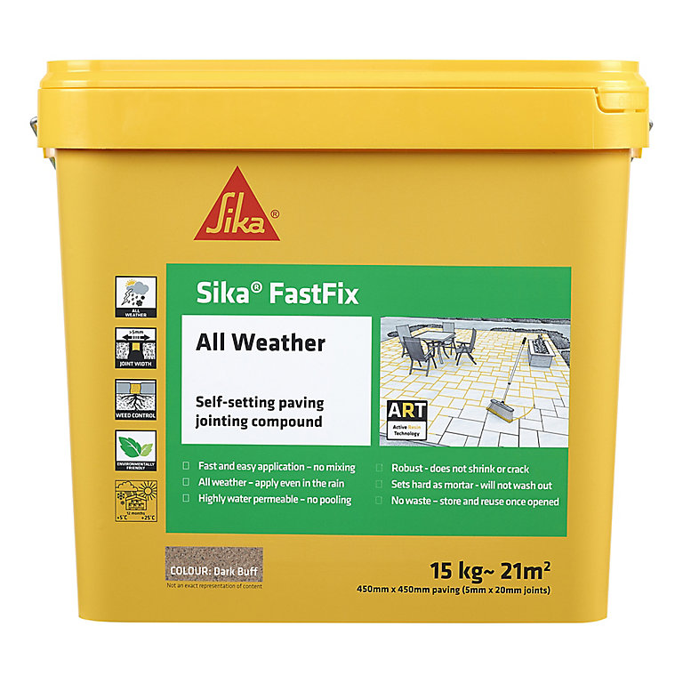 Product image for Sika FastFix Ready mixed Quick dry Jointing compound 15kg Tub