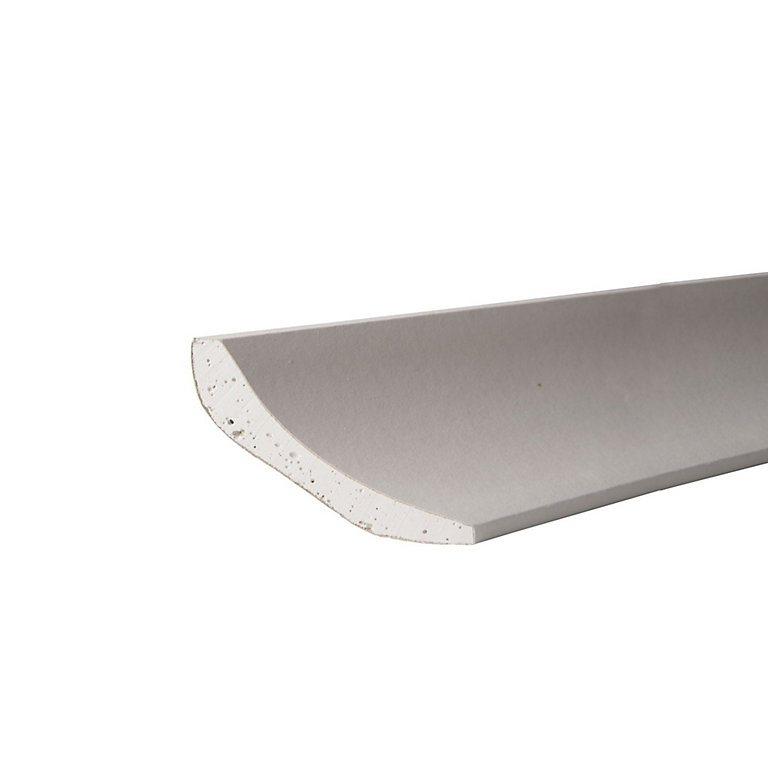 Image of Gyproc Contemporary C-shaped Plaster Coving (L)3m (W)127mm