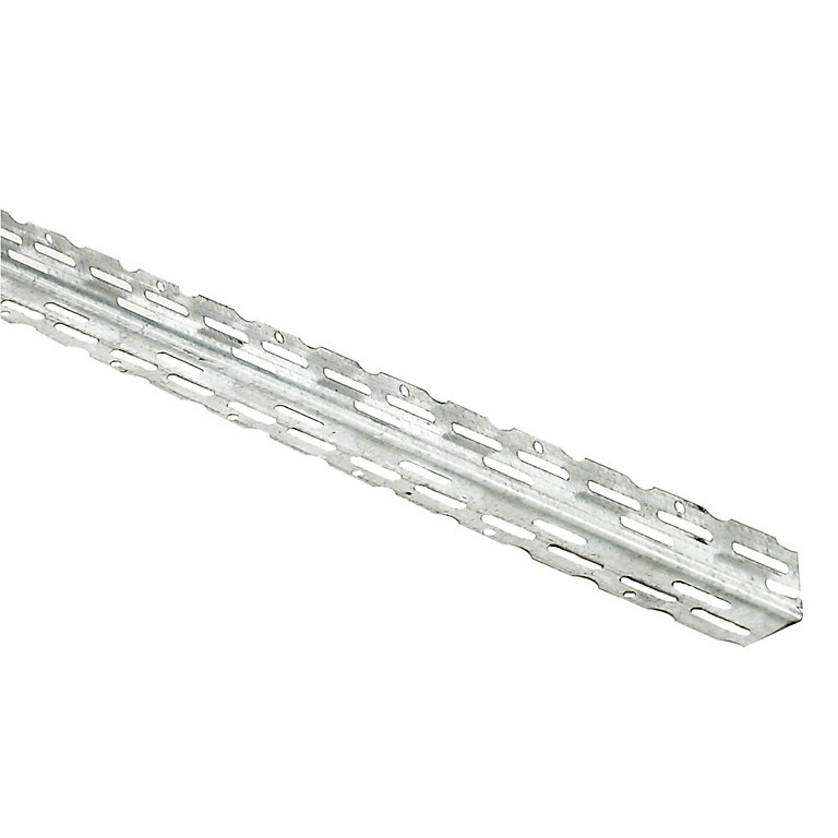 Product image for Expamet Steel Angle bead (L)2.4m (W)22mm (T)3mm