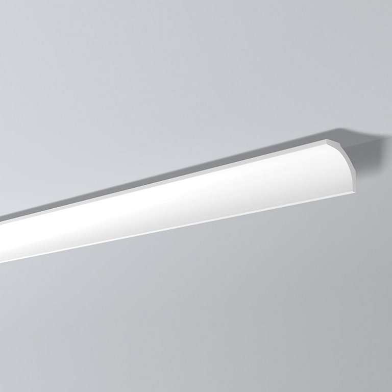 Product image for Pro Cove Lite Classic C-shaped Polystyrene Coving (L)3m (W)100mm, Pack of 6