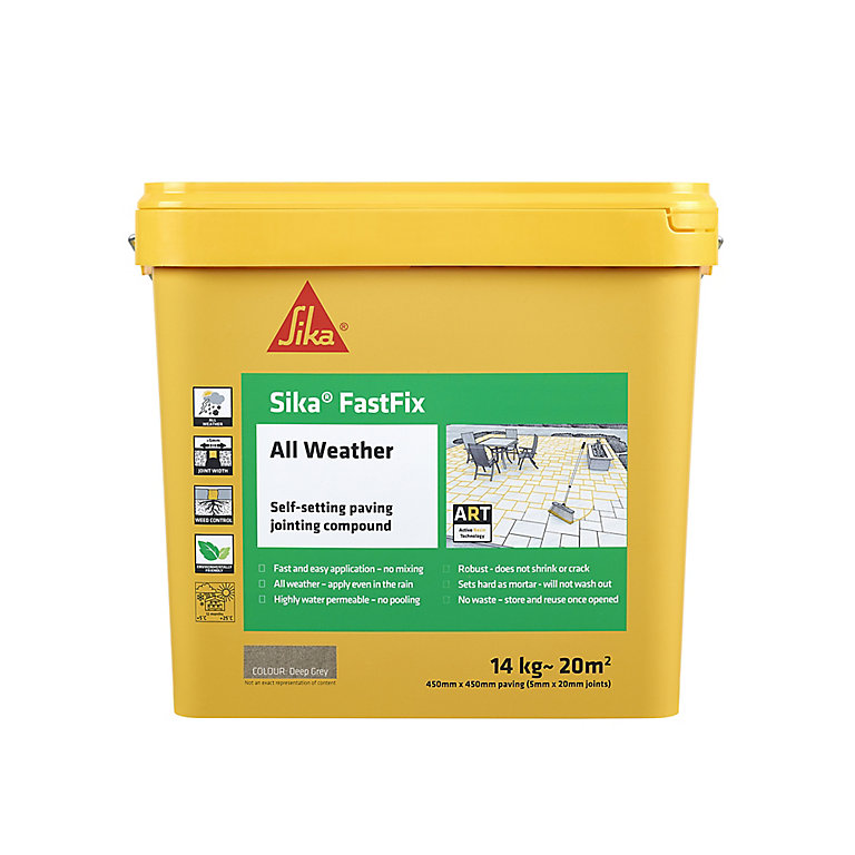 Product image for Sika FastFix Ready mixed Quick dry Jointing compound 14kg Tub