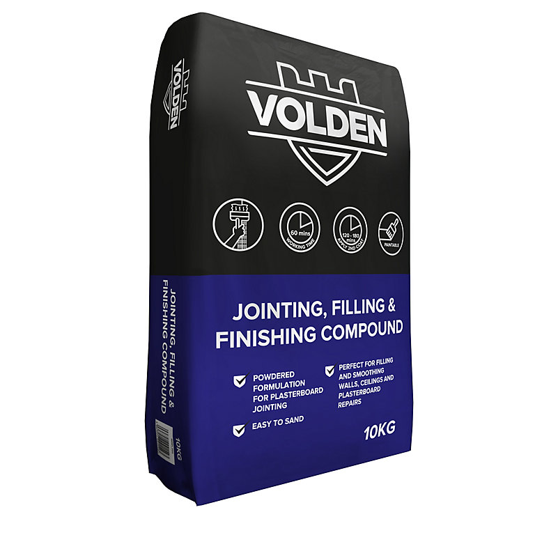 Image of Volden Plasterboard Jointing, filling & finishing compound 10kg 8.3L Bag