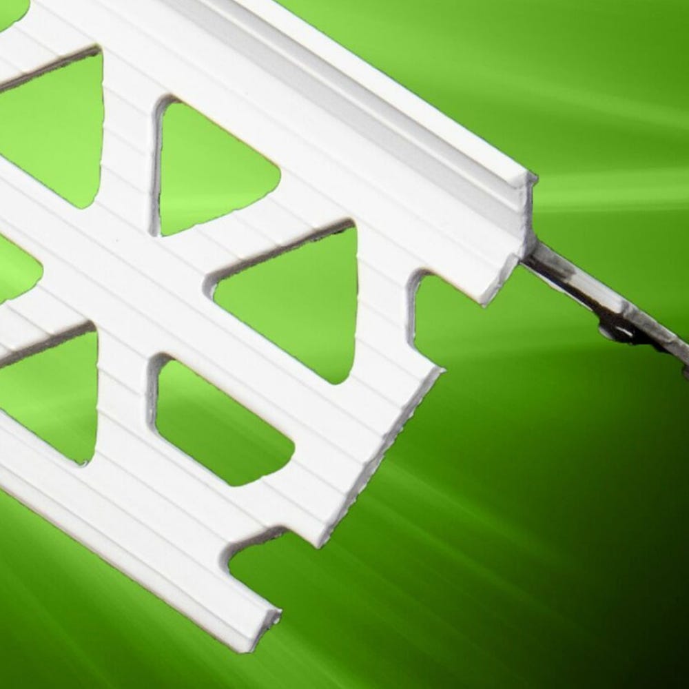 10mm Speed Pro PVC Angle Bead White 3000mm