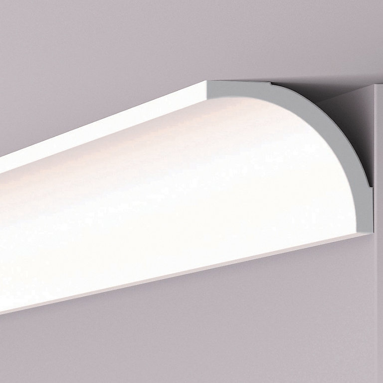 Product image for Classic C-shaped Polystyrene Coving (L)1.22m (W)100mm