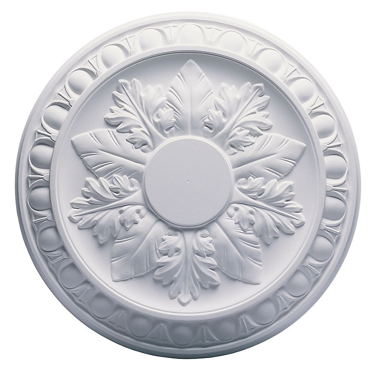 Image of Artex Richmond Traditional Plaster Ceiling rose, (Dia)360mm