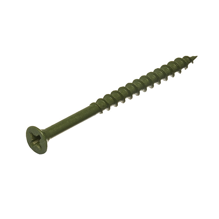 Product image for Timbadeck PZ Double-countersunk Carbon steel Decking Multipurpose screw (Dia)4.5mm (L)65mm, Pack of 1300