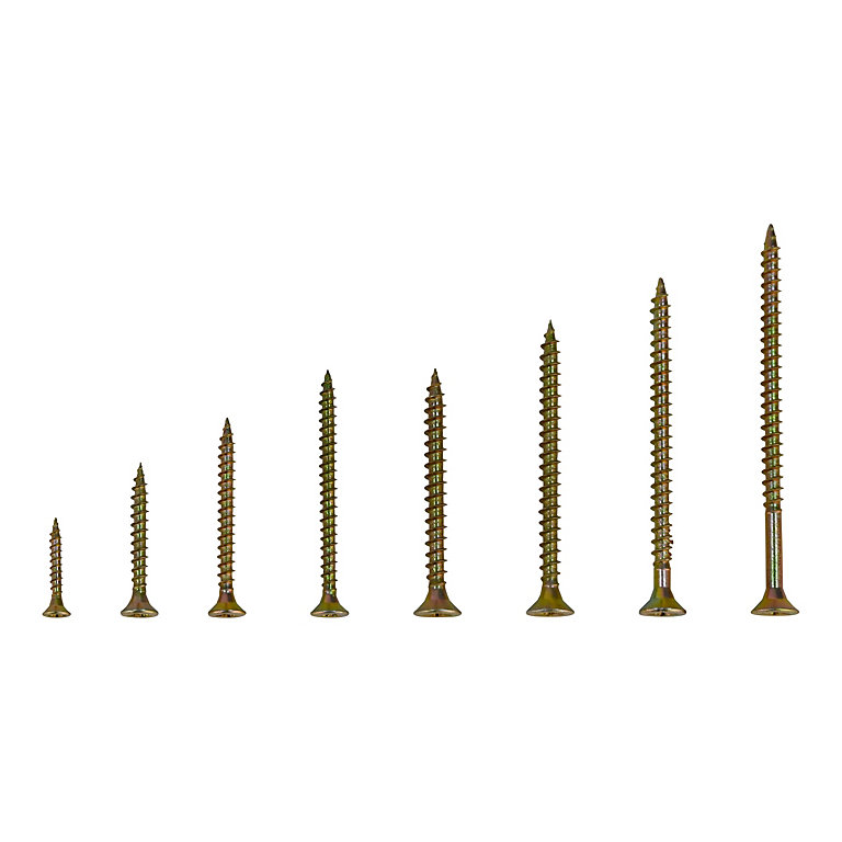 Product image for Diall PZ Countersunk Carbon steel (C1022) Screws trade case, Set of 800