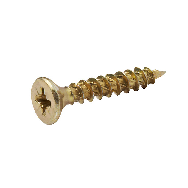 Image of TurboDrive PZ Yellow-passivated Steel Screw (Dia)5mm (L)30mm, Pack of 20