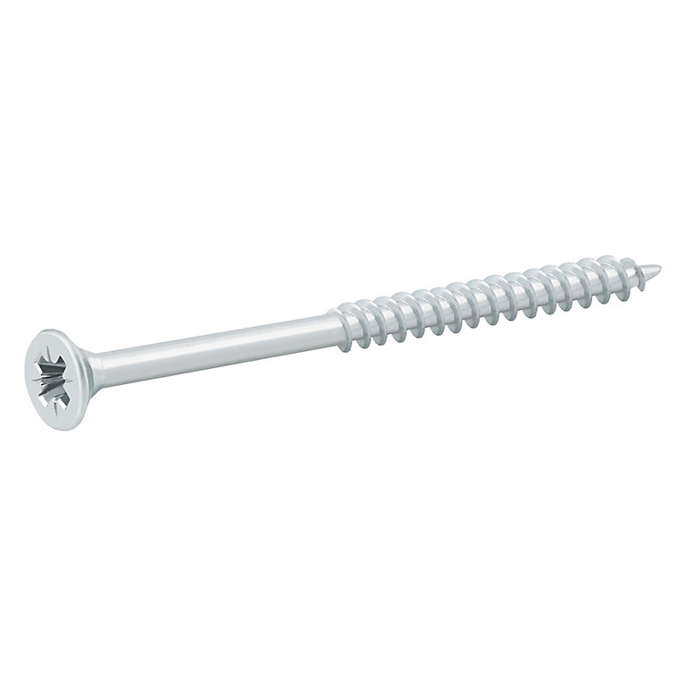 Image of Diall Zinc-plated Carbon steel Screw (Dia)5mm (L)80mm, Pack of 20