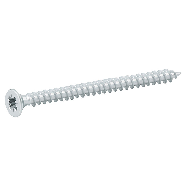 Image of Diall Zinc-plated Carbon steel Screw (Dia)3.5mm (L)50mm, Pack of 20