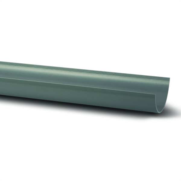 Product image for Half Round Gutter 4m Grey 112mm