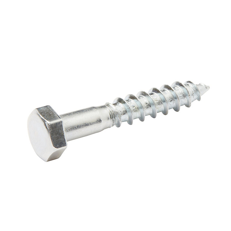 Product image for Diall Hex Zinc-plated Carbon steel Coach screw (Dia)5mm (L)30mm, Pack of 200