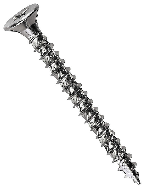 Image of Turbo Silver PZ Double self-countersunk Zinc-plated Carbon steel Multipurpose screw (Dia)3mm (L)16mm, Pack of 200