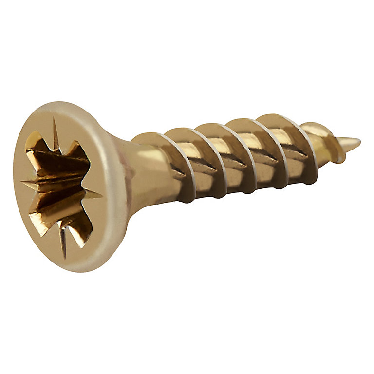 Image of TurboDrive PZ Yellow-passivated Steel Screw (Dia)3.5mm (L)16mm, Pack of 100
