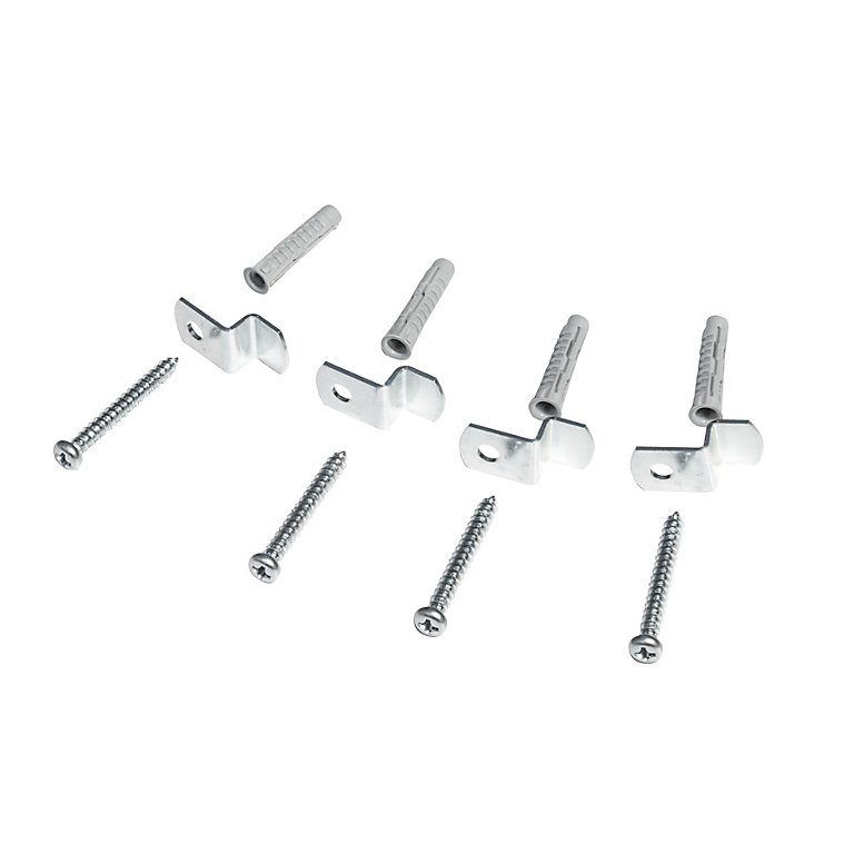 Product image for Diall PZ Round Grey Mirror screw (L)25mm, Pack of 4
