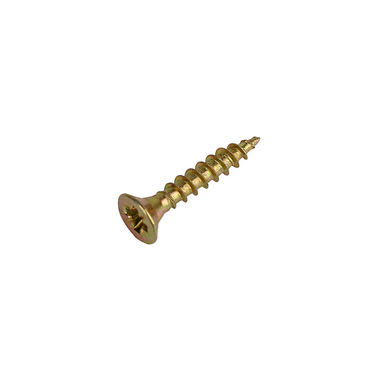 Product image for Diall Yellow-passivated Carbon steel Decking Screw (Dia)3.5mm (L)16mm, Pack of 500