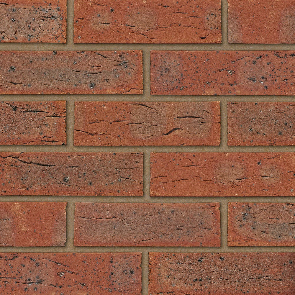 Product image for Ibstock Surrey Red Multi Wirecut Facing Brick Pack Of 500