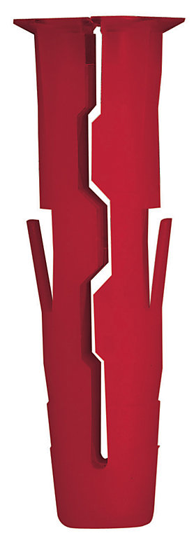 Product image for Rawlplug Uno Red Nylon Wall plug (L)28mm (Dia)6mm, Pack of 96