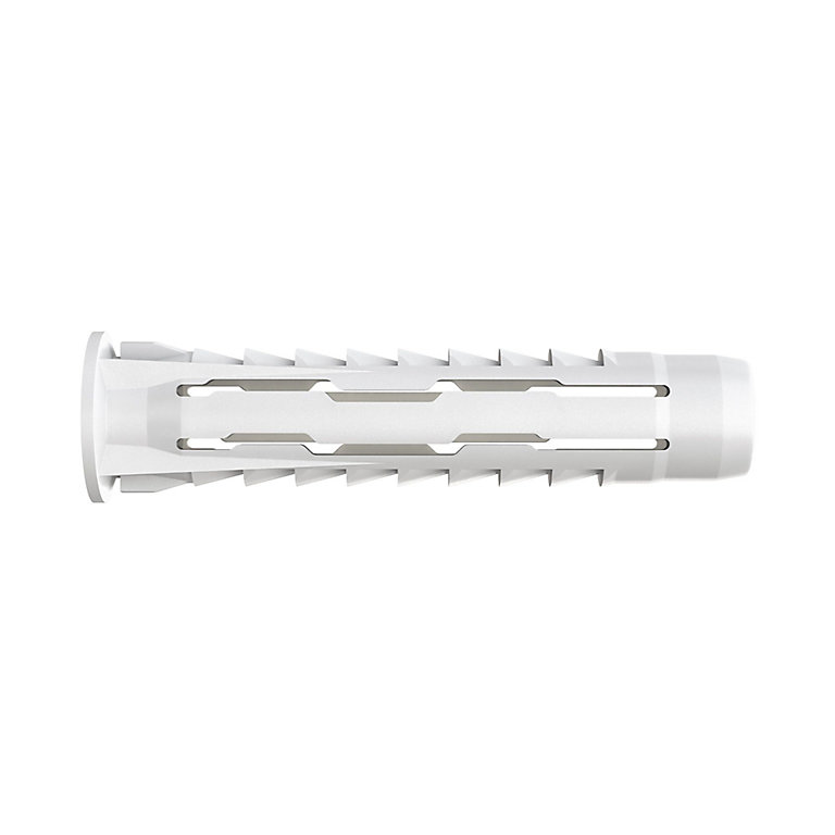 Image of Diall Grey Nylon & steel Wall plug (L)65mm (Dia)8mm, Pack of 6