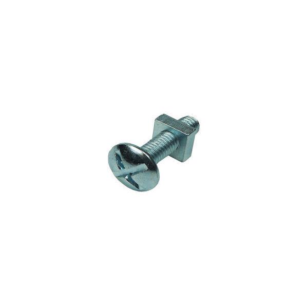 Product image for OJ Roofing Bolt & Nut Bzp M6X20MM 25 Pack