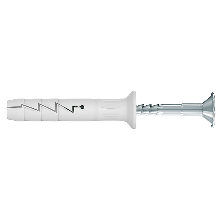 Image of Diall Countersunk Hammer fixing (L)140mm (Dia)10mm, Pack of 10