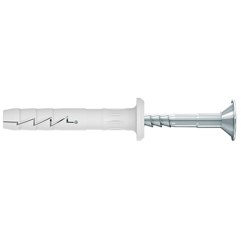 Image of Diall Mushroom Hammer fixing (L)40mm (Dia)6mm, Pack of 20