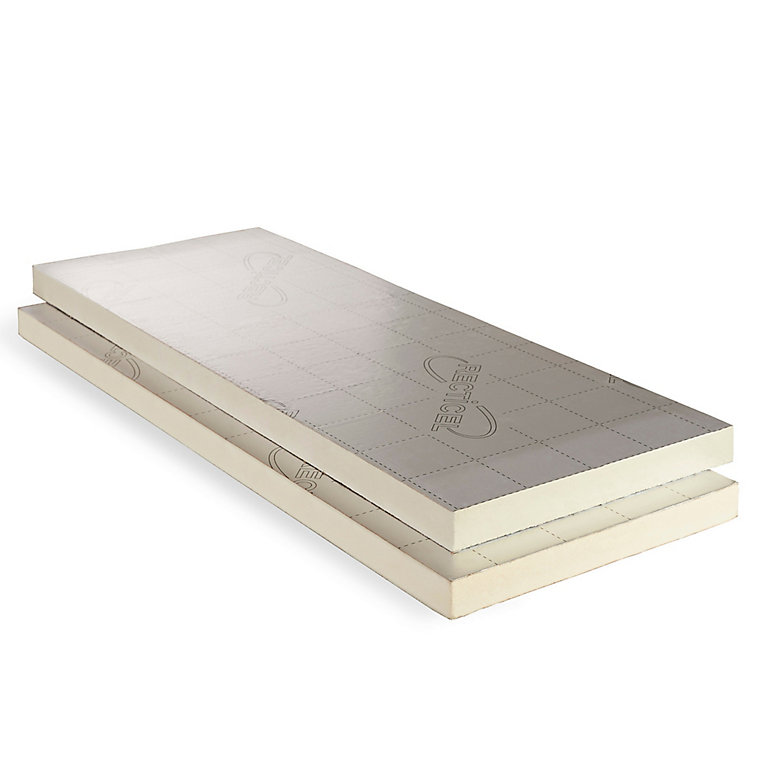 Product image for Recticel Instafit Polyurethane 50mm Insulation board (L)1.2m (W)0.45m