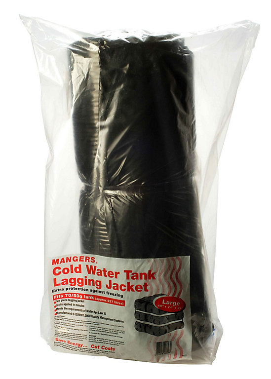 Product image for Mangers 2 piece Rectangular Water tank jacket (H)1219mm (W)600mm (T)80mm
