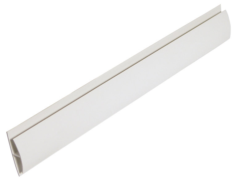 Product image for FloPlast White H Soffit trim, (L)2500mm