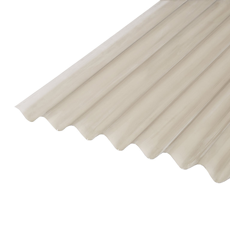 Product image for Corrubit Bronze effect PVC Corrugated Roofing sheet (L)2m (W)950mm (T)0.8mm