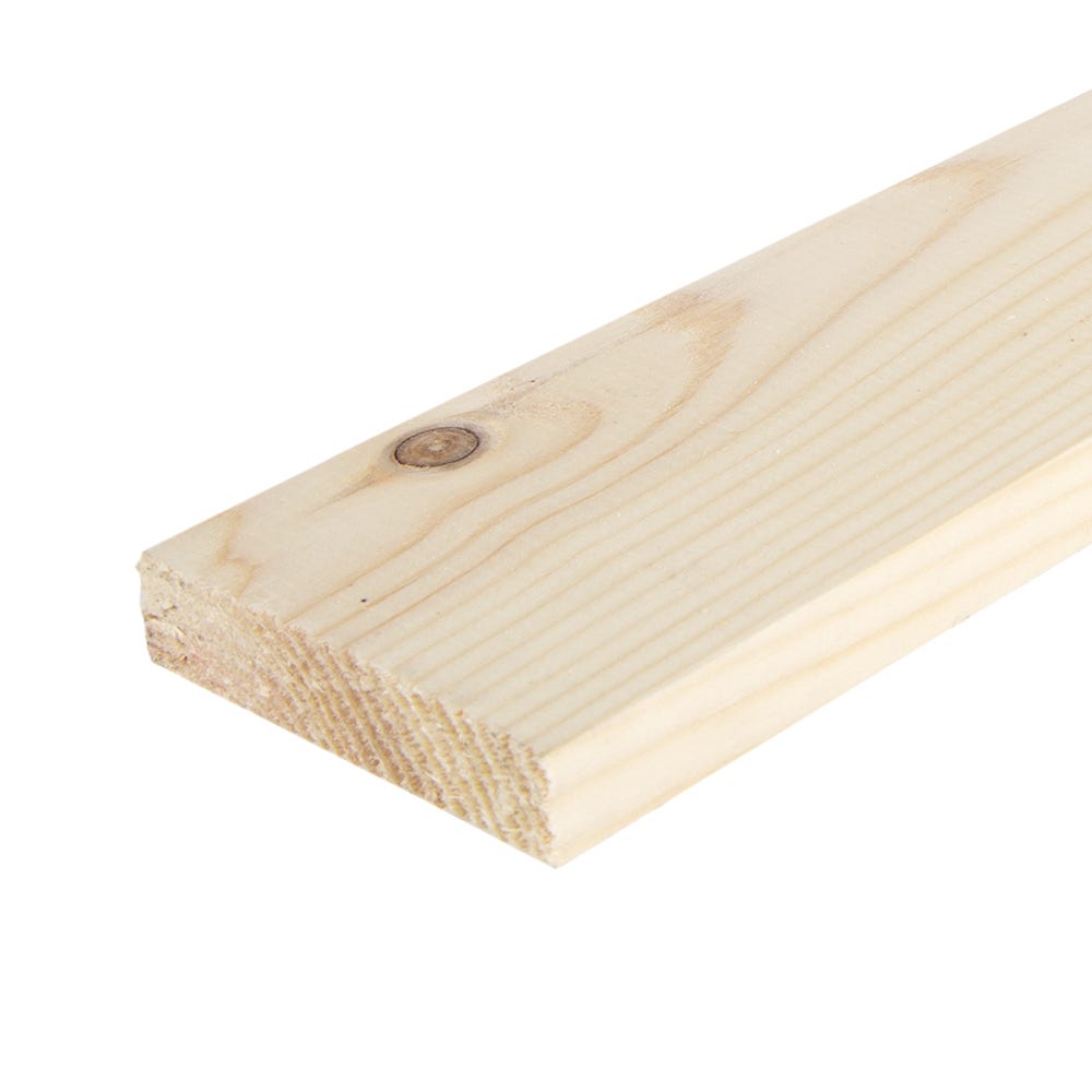 Product image for 25mm X 100mm Planed Softwood PAR Timber (4'' X 1'') Finish 20.5mm X 94mm