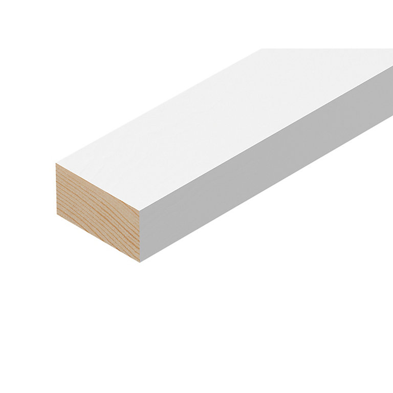Product image for Smooth Planed Square edge Stripwood (L)2.4m (W)34mm (T)18mm