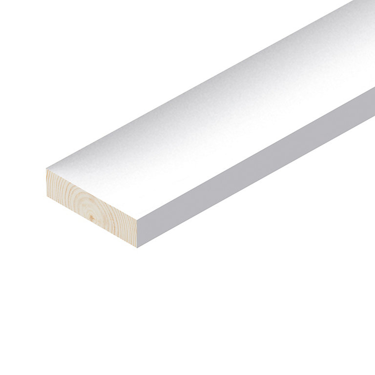 Image of Smooth Planed Square edge MDF Stripwood (L)2.4m (W)36mm (T)9mm